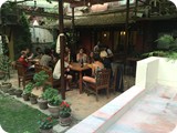guests in garden